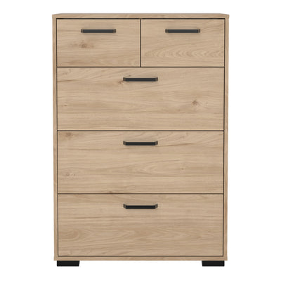 Sofia Chest 3 + 2 drawers Jackson Hickory – FTG, view 2