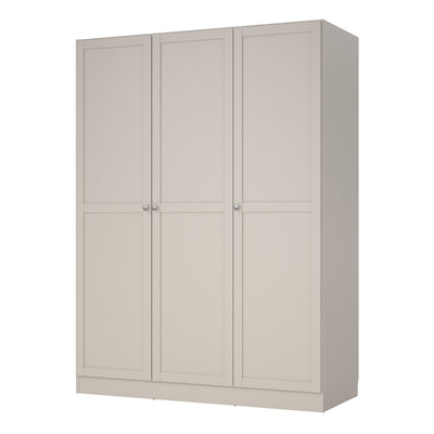 Brande Wardrobe with 3 Frame Doors in Cashmere