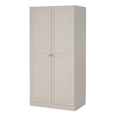 Brande Wardrobe with 2 Frame Doors in Cashmere