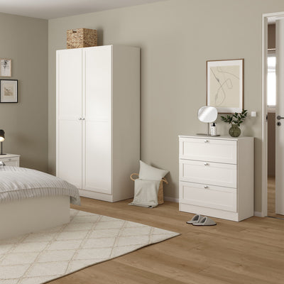 Brande Chest with 3 Frame Drawers in White – FTG, view 6