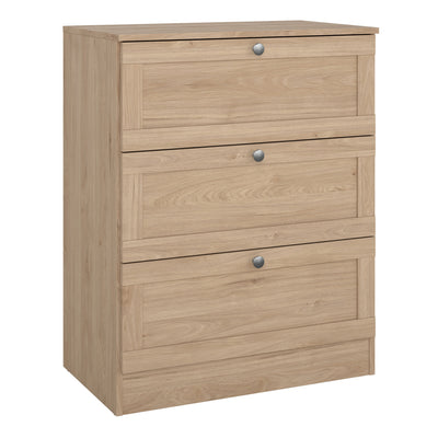 Brande Chest with 3 Frame Drawers in Jackson Hickory – FTG