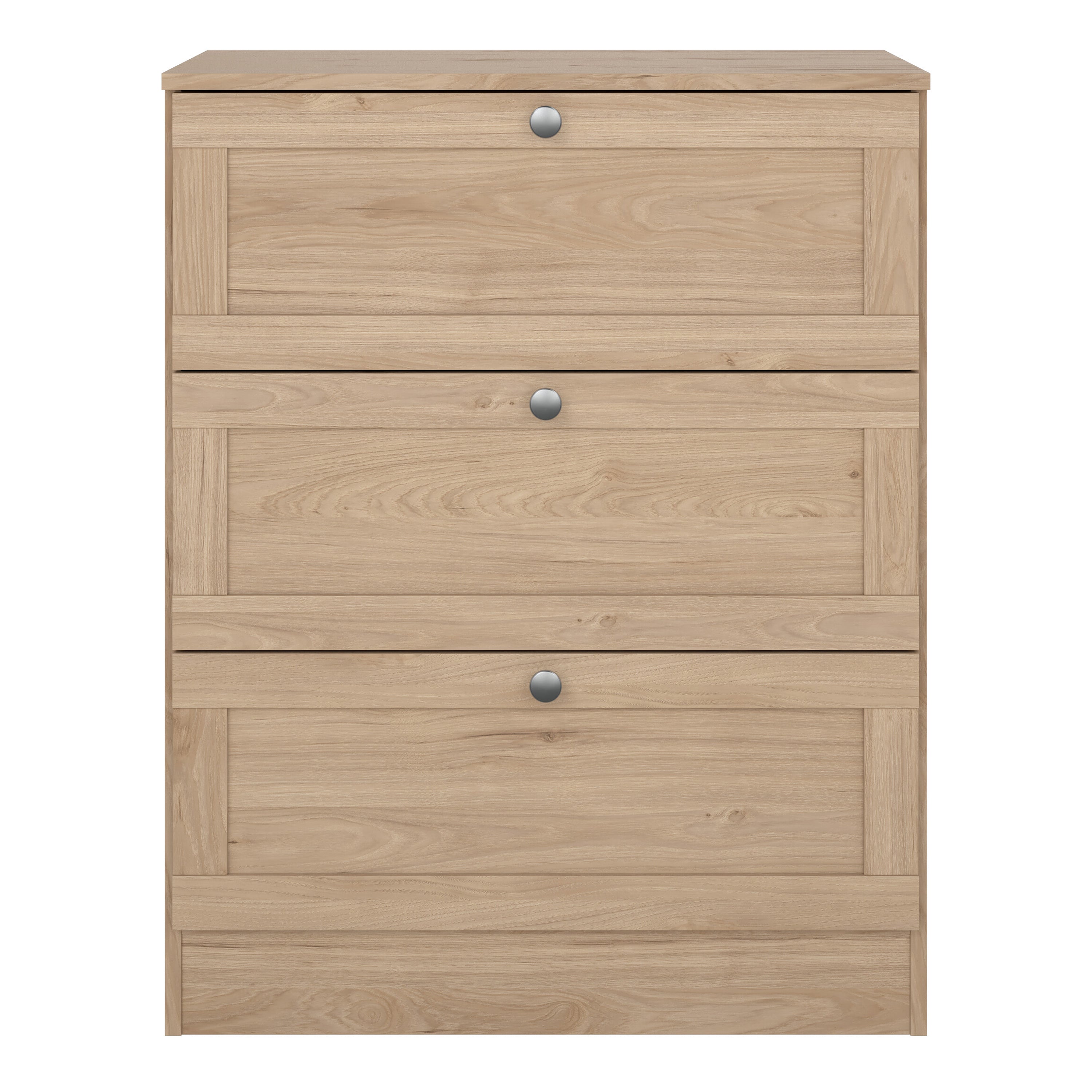 Brande Chest with 3 Frame Drawers in Jackson Hickory – FTG, view 2
