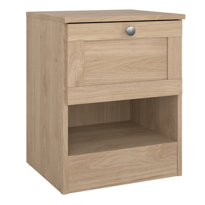 Brande Nightstand with1 Frame Drawer in Jackson Hickory – FTG