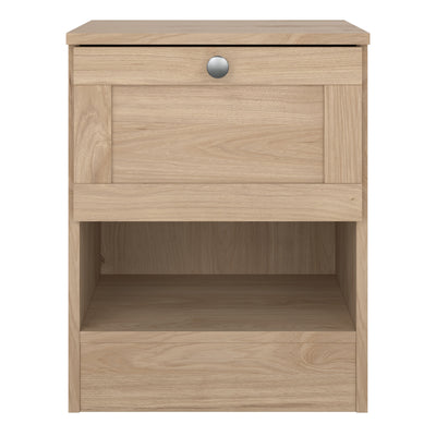 Brande Nightstand with1 Frame Drawer in Jackson Hickory – FTG, view 2