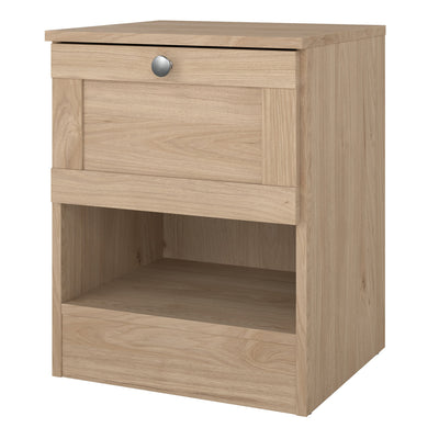 Brande Nightstand with1 Frame Drawer in Jackson Hickory – FTG, view 3