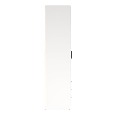 Sprint Wardrobe with 2 Doors + 3 Drawers in White
