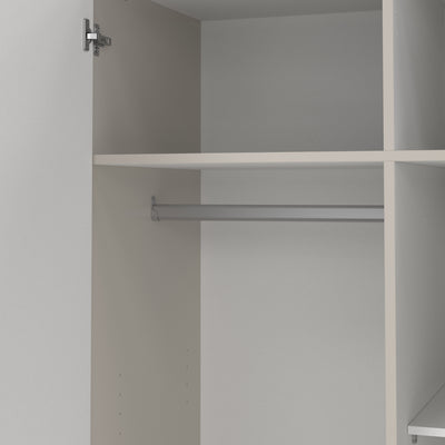 Sprint Wardrobe with 2 Doors + 3 Drawers in Cashmere
