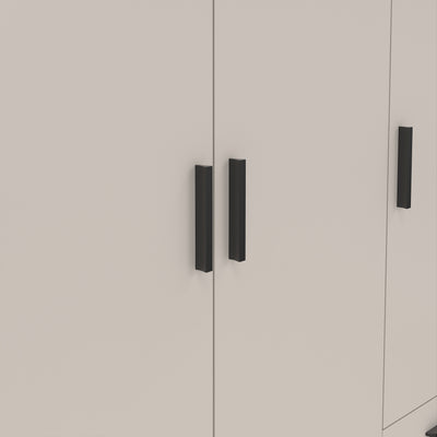Sprint Wardrobe with 3 Doors + 3 Drawers in Cashmere
