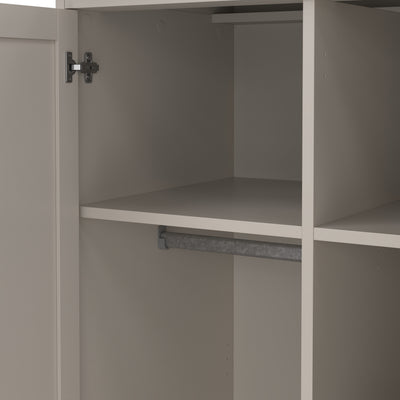 Paris Wardrobe with 2 Doors in Cashmere