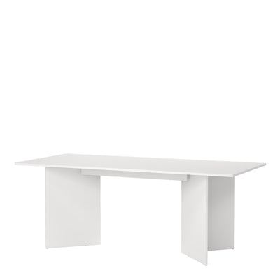 Family Dining table 90x200cm in White
