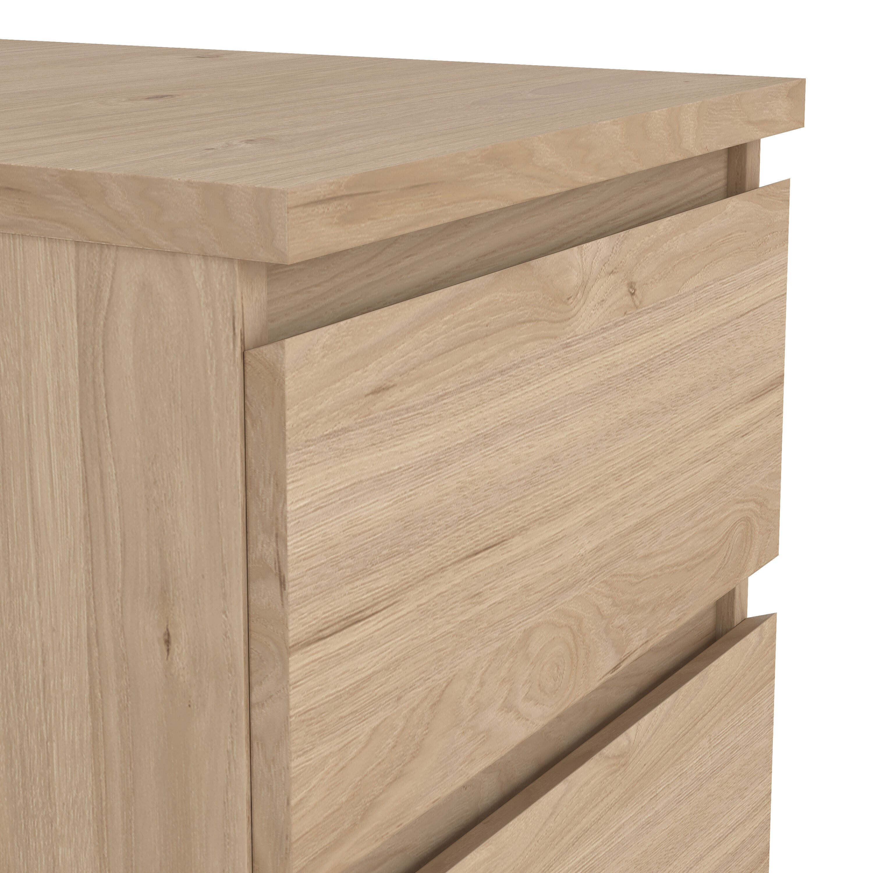 Naia Bedside 2 drawers in Jackson Hickory – FTG, view 7