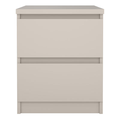 Naia Bedside 2 Drawers in Cashmere