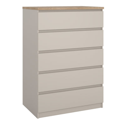Naia Chest of 5 drawers in Cashmere Jackson Hickory – FTG