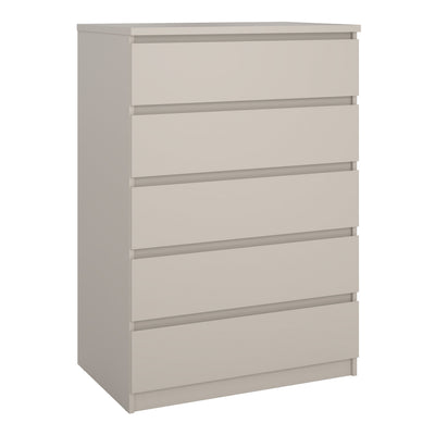 Naia Chest of 5 Drawers in Cashmere