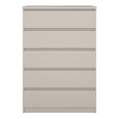 Naia Chest of 5 Drawers in Cashmere