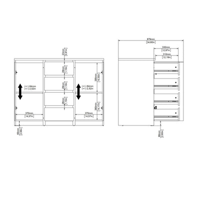 Naia Sideboard in White – FTG, view 9