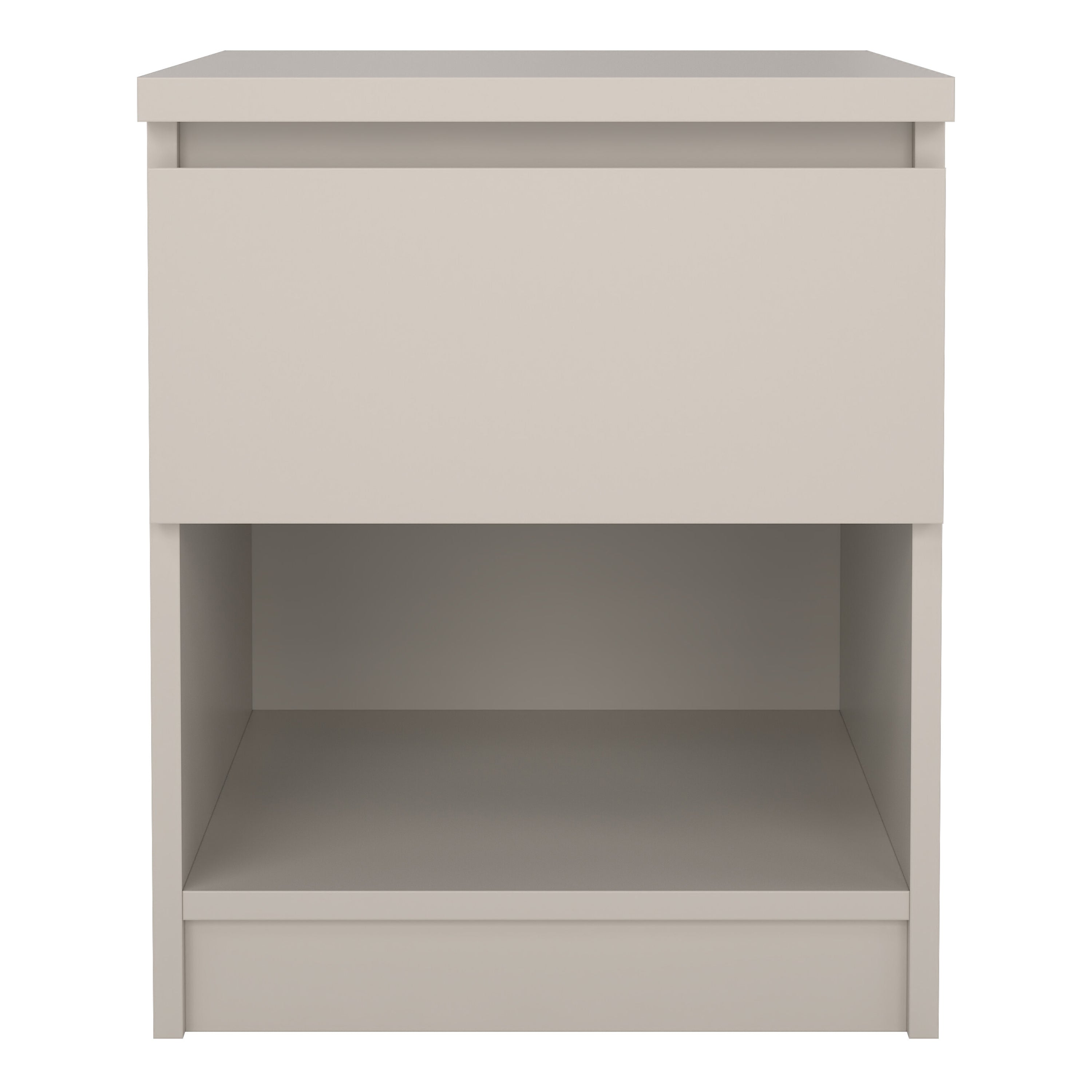 Naia Nightstand 1 Drawer Nightstand in Cashmere