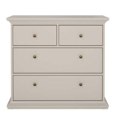 Paris Chest of 4 Drawers in Cashmere