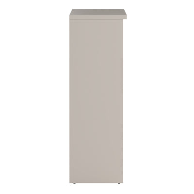 Naia Shoe cabinet 2 Tilting Doors 1 Door + 1 Drawer in Cashmere