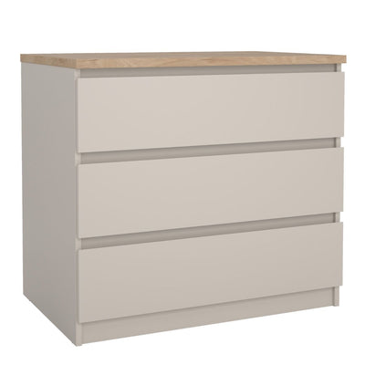 Naia Chest of 3 drawers in Cashmere Jackson Hickory – FTG