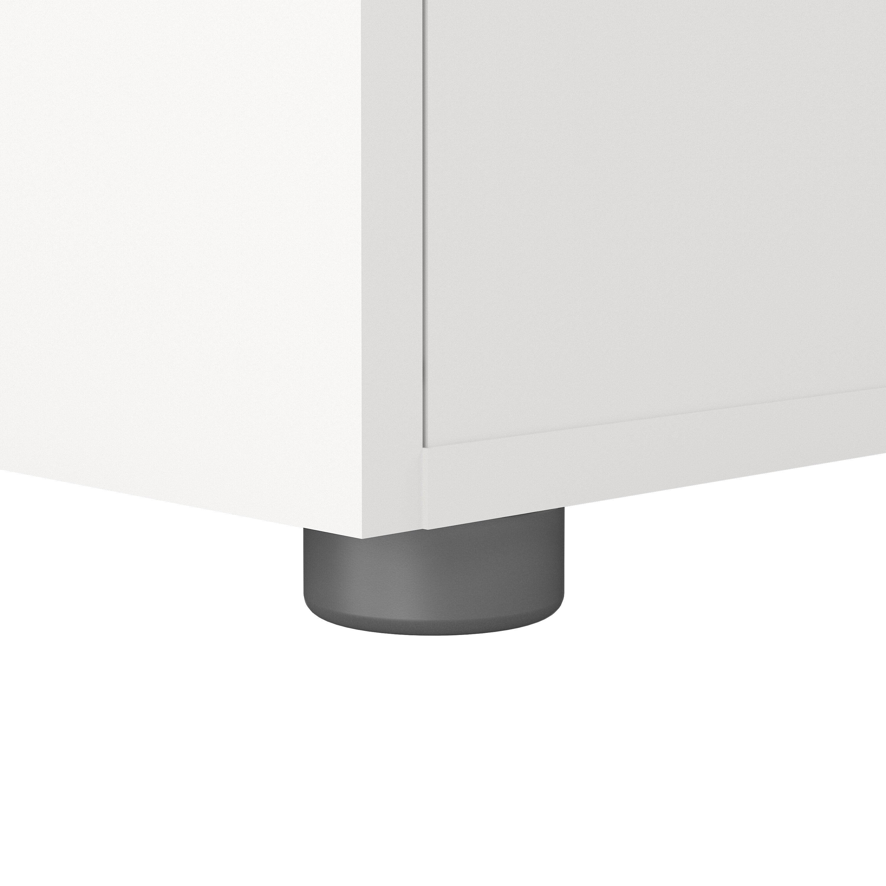 Pepe Bedside 2 Drawers in White – FTG, view 8