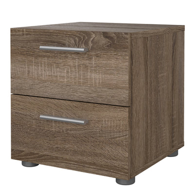Pepe Bedside 2 Drawers in Truffle Oak – FTG, view 3