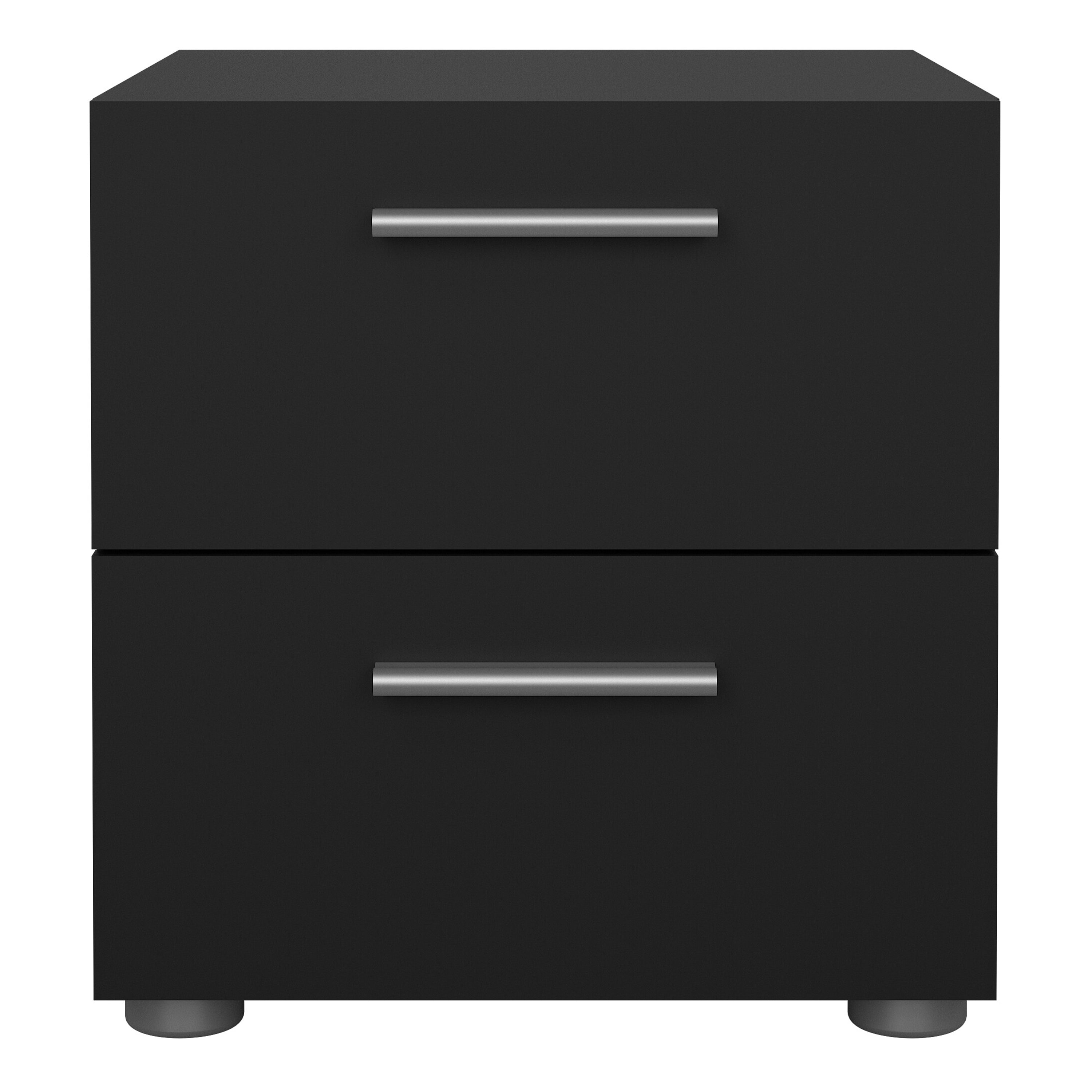 Pepe Bedside 2 Drawers in Black – FTG, view 2