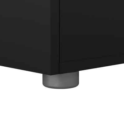 Pepe Bedside 2 Drawers in Black – FTG, view 9