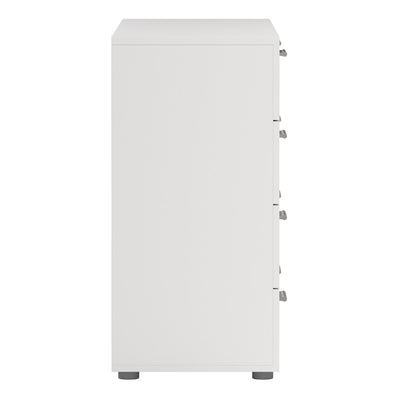 Pepe Wide Chest of 8 Drawers (4+4) in White – FTG, view 4