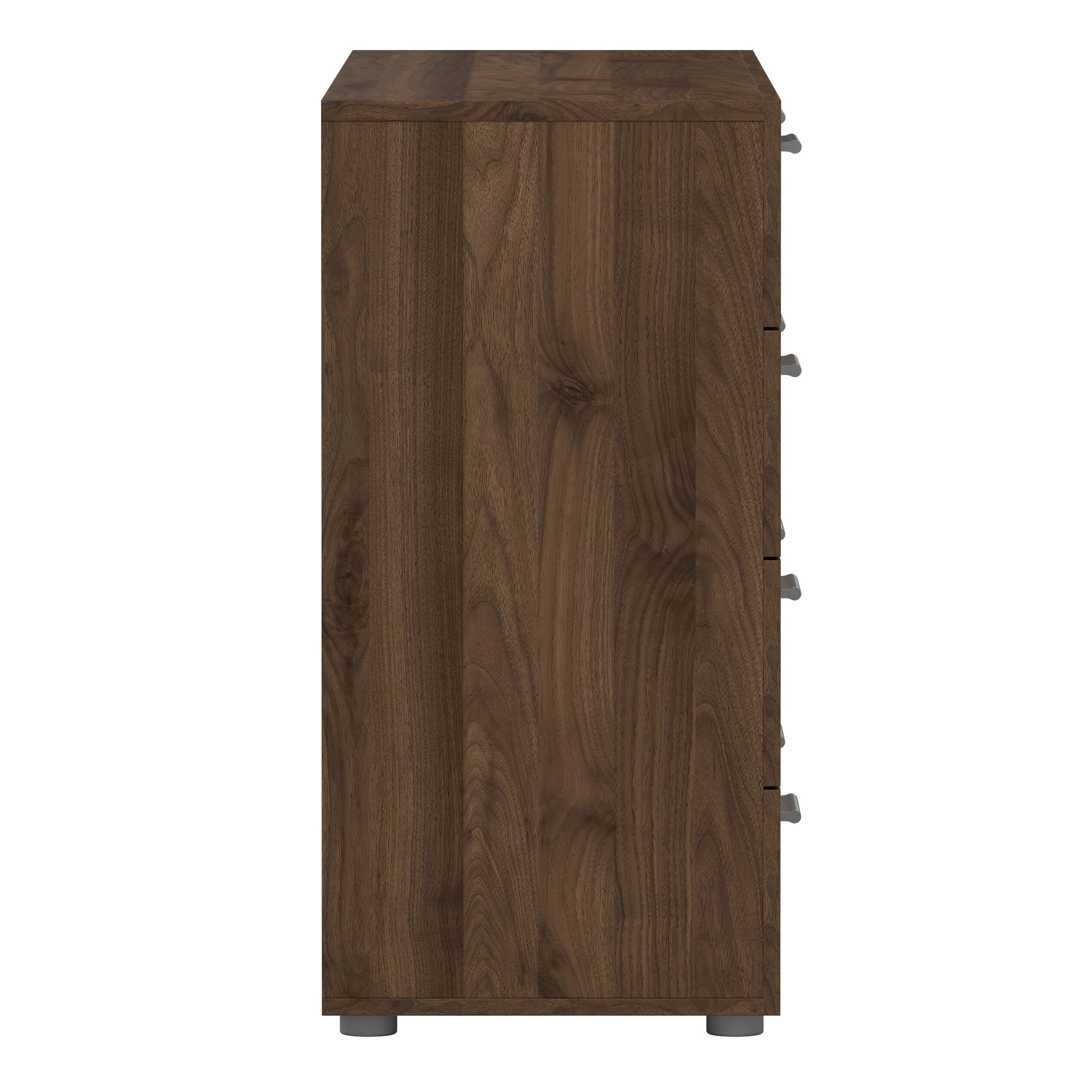 Pepe Wide Chest of 8 Drawers (4+4) in Walnut – FTG, view 4