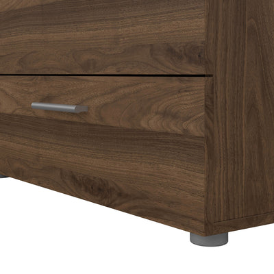 Pepe Wide Chest of 8 Drawers (4+4) in Walnut – FTG, view 8