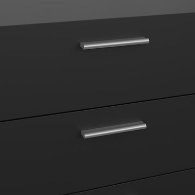 Pepe Wide Chest of 8 Drawers in Black – FTG, view 9