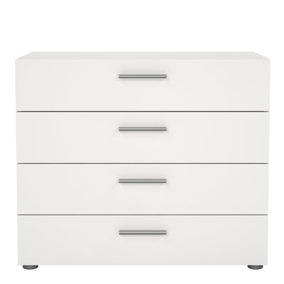 Pepe Chest of 4 Drawers in White – FTG, view 2