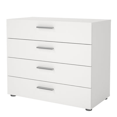 Pepe Chest of 4 Drawers in White – FTG, view 3