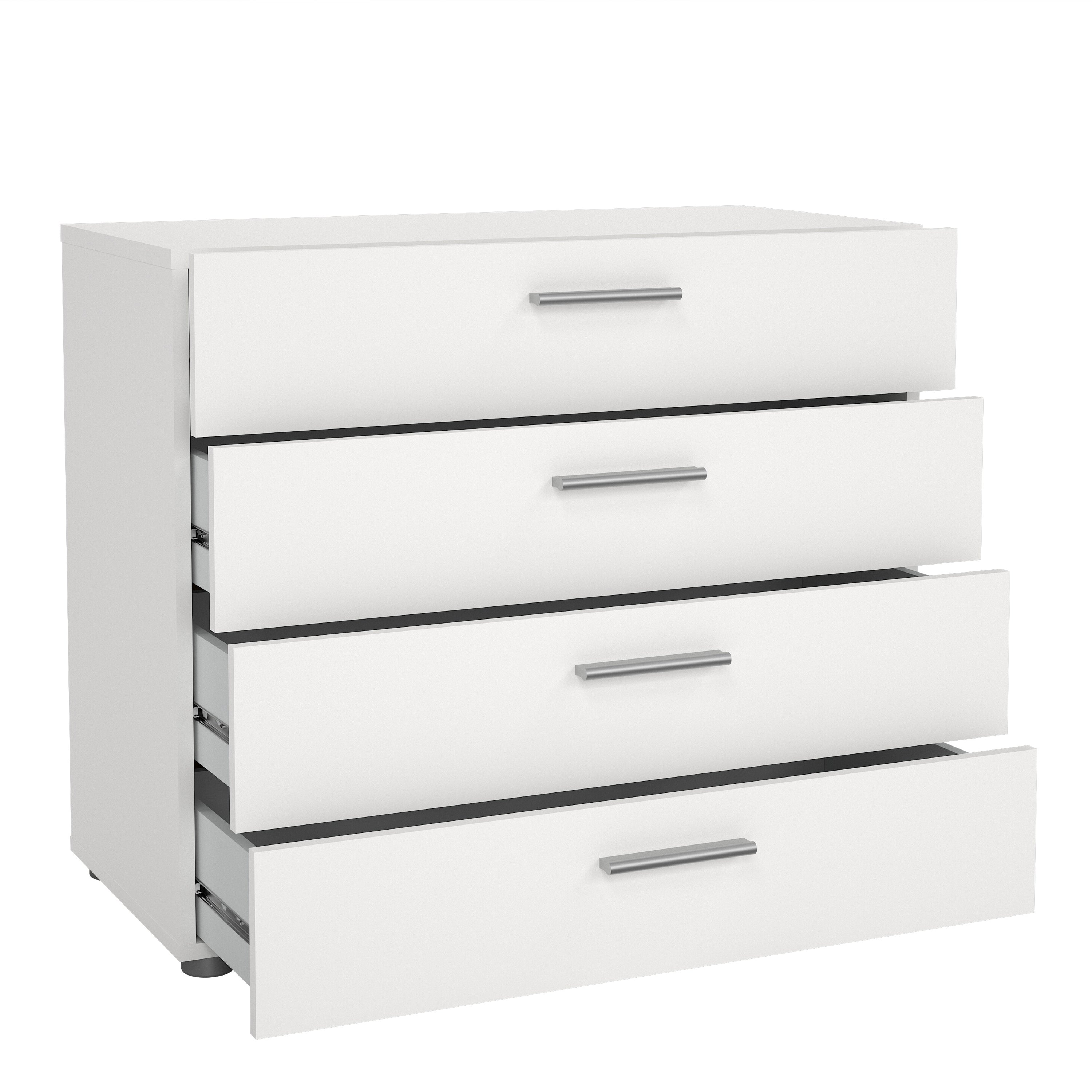 Pepe Chest of 4 Drawers in White – FTG, view 4