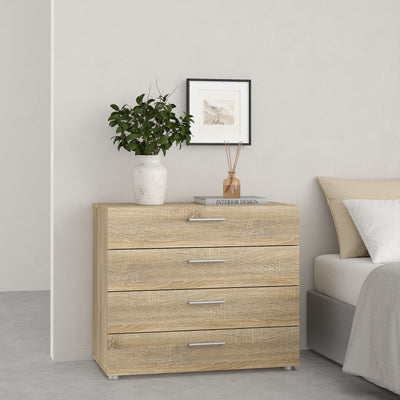 Pepe Chest of 4 Drawers in Oak – FTG, view 6