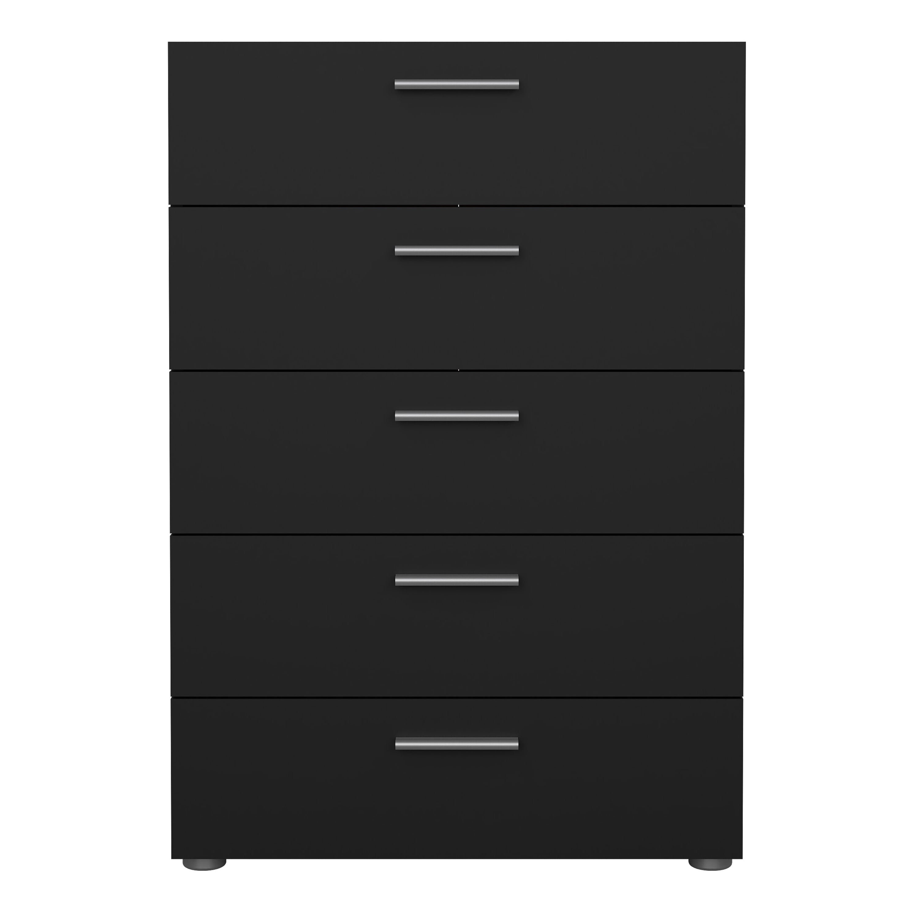 Pepe Chest of 5 Drawers in Black – FTG, view 2