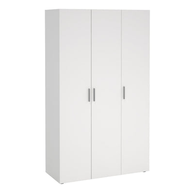 Pepe Wardrobe with 3 Doors in White – FTG