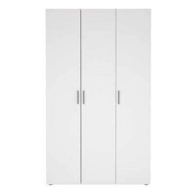 Pepe Wardrobe with 3 Doors in White – FTG, view 2