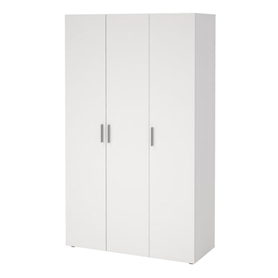 Pepe Wardrobe with 3 Doors in White – FTG, view 3