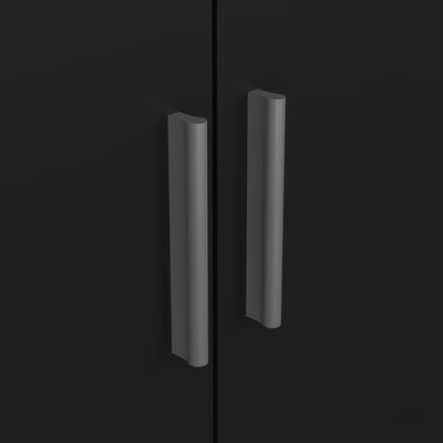 Pepe Wardrobe with 3 Doors in Black – FTG, view 8