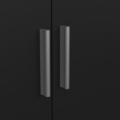 Pepe Wardrobe with 2 Doors in Black – FTG, view 10