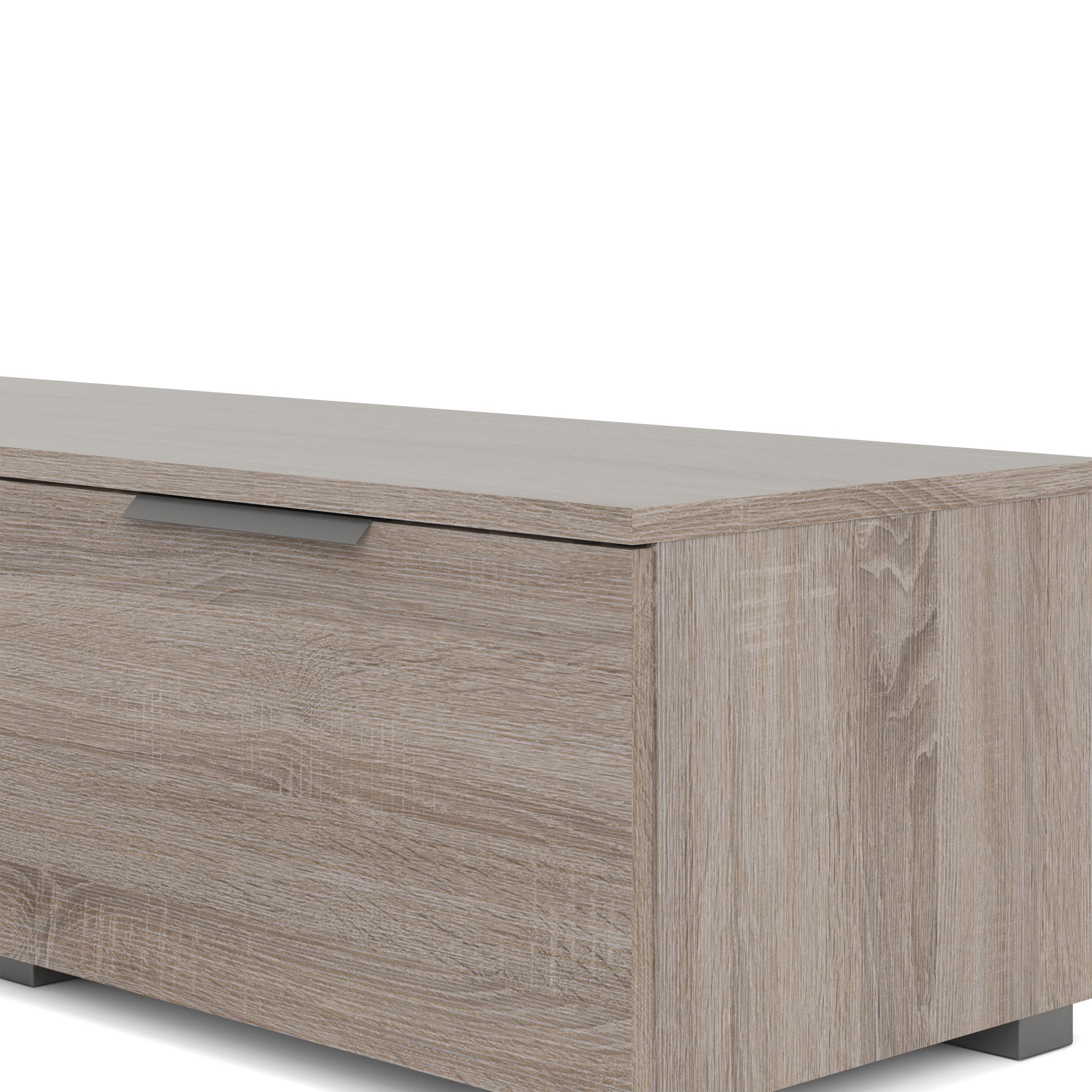 Match TV Unit 2 Drawers 2 Shelf in Truffle Oak – FTG, view 10