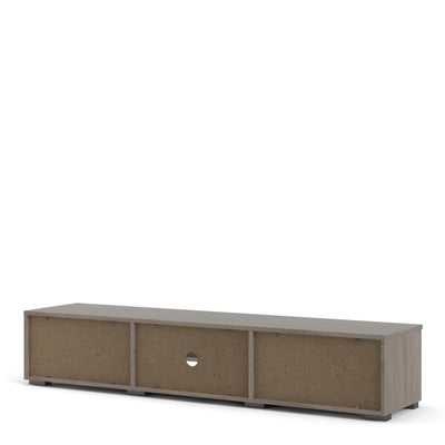 Match TV Unit 2 Drawers 2 Shelf in Truffle Oak – FTG, view 4