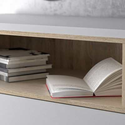 Roomers Sideboard 3 Drawers 3 Doors in White and Oak – FTG, view 6