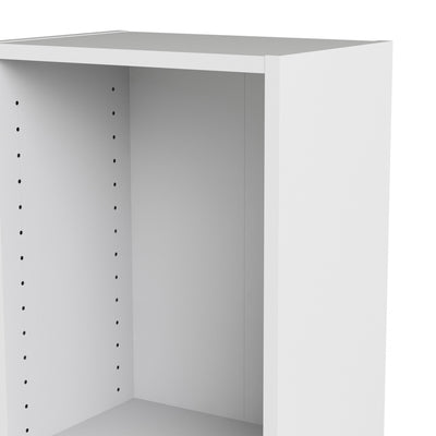 Basic Tall Narrow Bookcase (4 Shelves) in White – FTG, view 6
