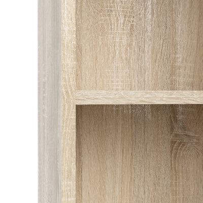 Basic Low Wide Bookcase (2 Shelves) in Oak – FTG, view 10