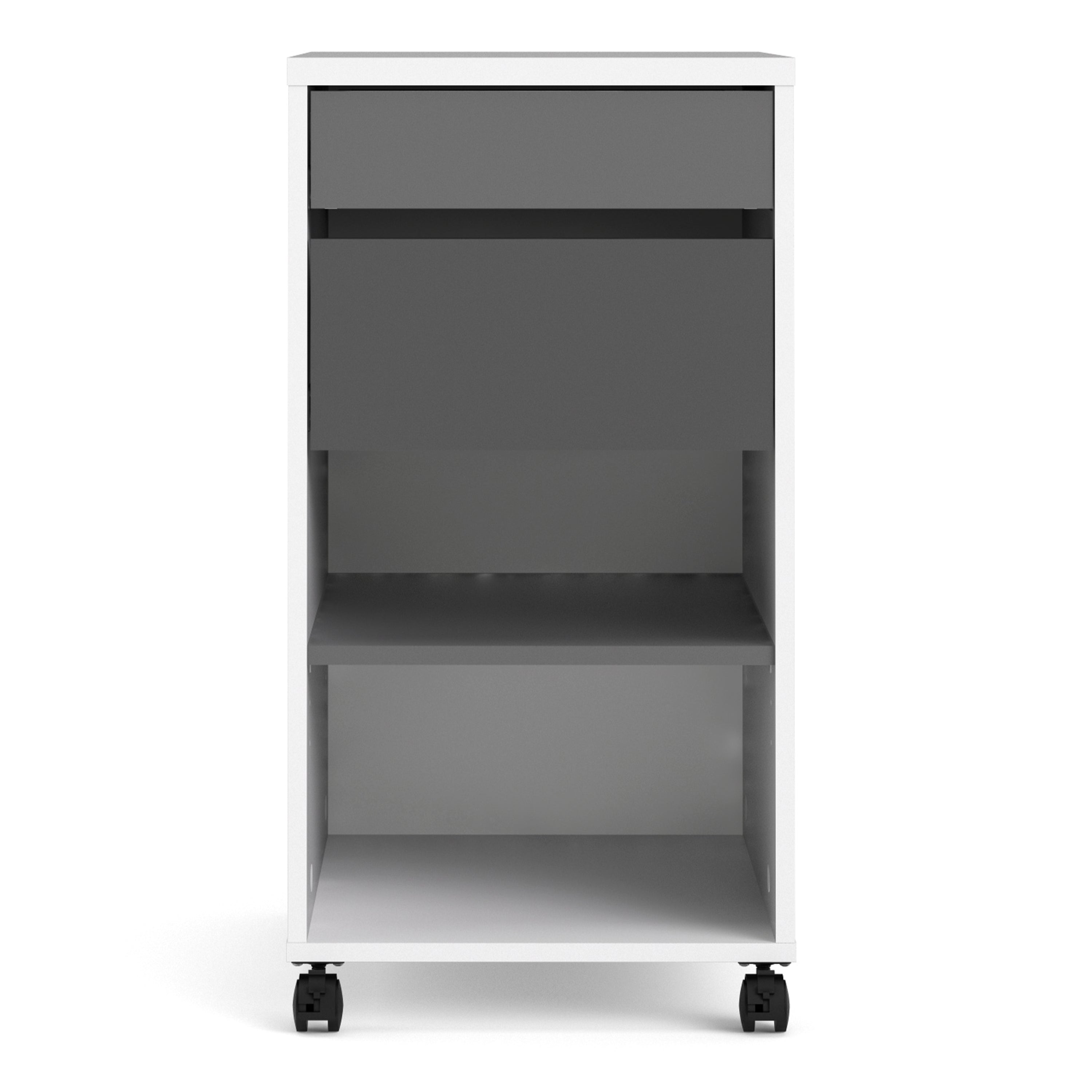 Function Plus Mobile File Cabinet 2 Drawers 1 Shelf – FTG, view 2