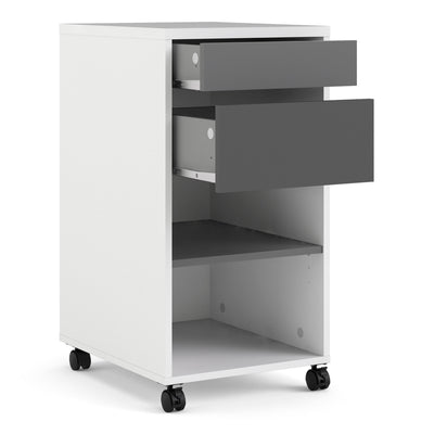 Function Plus Mobile File Cabinet 2 Drawers 1 Shelf – FTG, view 4