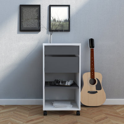 Function Plus Mobile File Cabinet 2 Drawers 1 Shelf – FTG, view 6